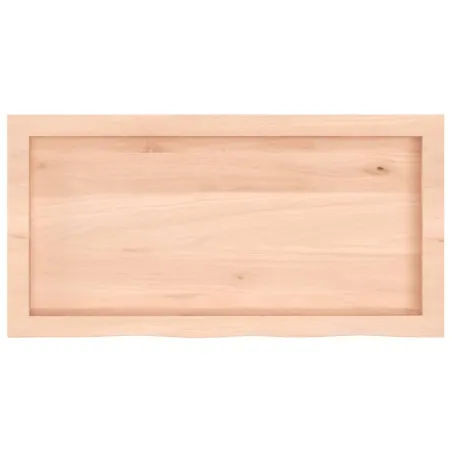 Dessus de table 80x40x(2-4) cm bois de chêne massif non traité