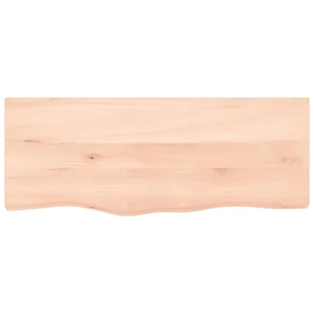 Dessus de table 100x40x2 cm bois de chêne massif non traité