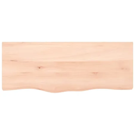 Dessus de table 100x40x(2-4) cm bois de chêne massif non traité