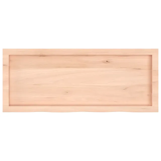 Dessus de table 100x40x(2-4) cm bois de chêne massif non traité