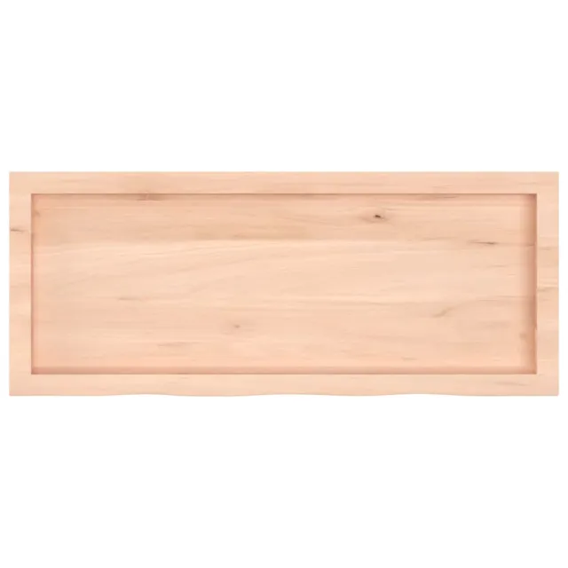 Dessus de table 100x40x(2-6) cm bois de chêne massif non traité