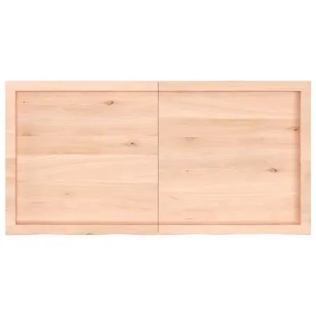 Dessus de table 120x60x(2-4) cm bois de chêne massif non traité