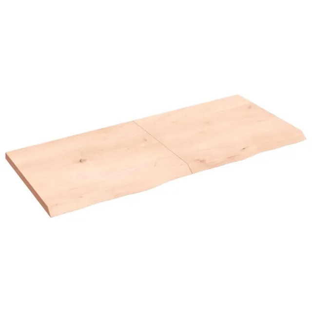 Dessus de table 140x60x(2-4) cm bois de chêne massif non traité