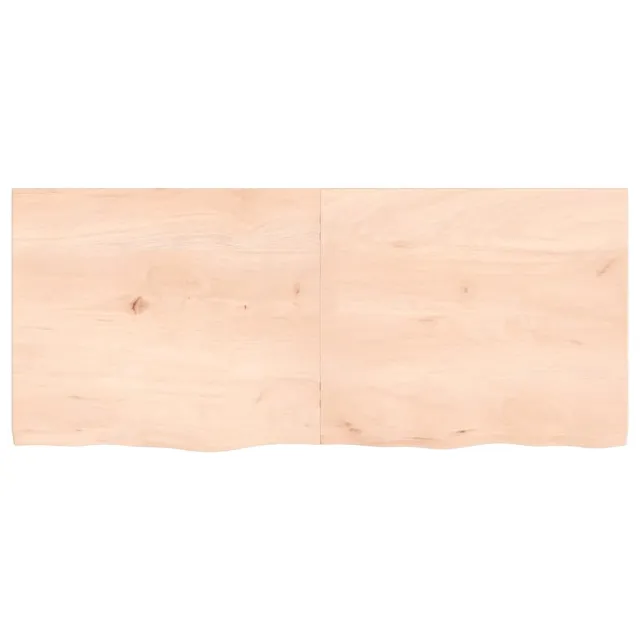 Dessus de table 140x60x(2-4) cm bois de chêne massif non traité