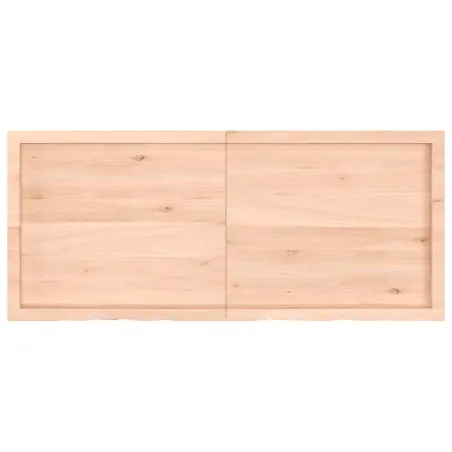 Dessus de table 140x60x(2-6) cm bois de chêne massif non traité