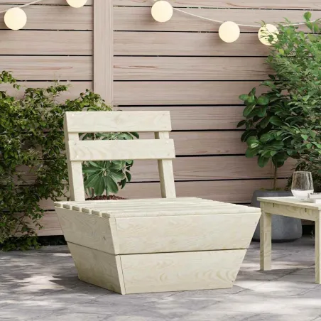 Canapé central sectionnel palette Bois d'épicéa imprégné