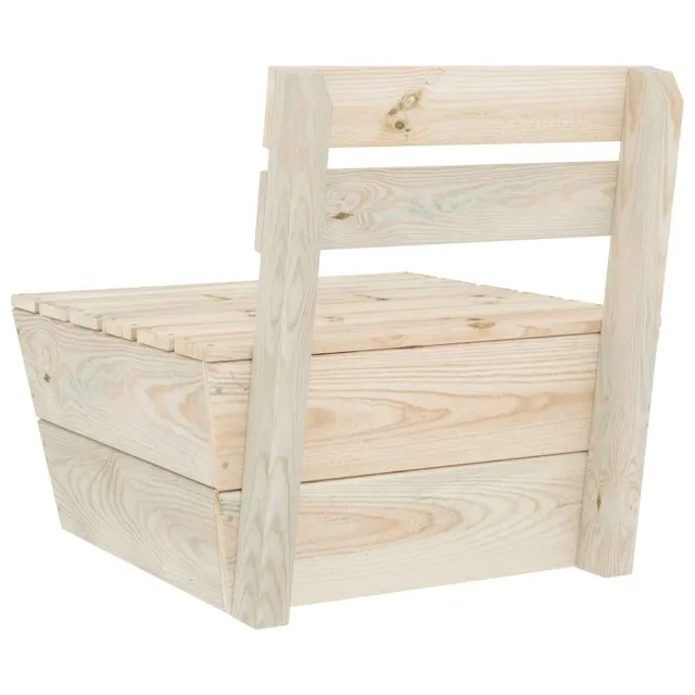 Canapé central sectionnel palette Bois d'épicéa imprégné