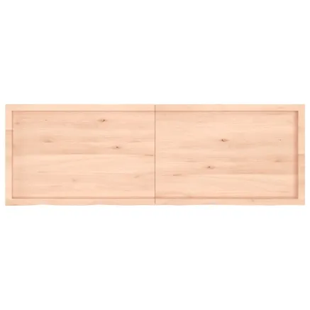 Dessus de table 180x60x(2-6) cm bois de chêne massif non traité 2