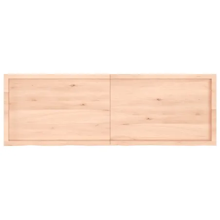 Dessus de table 180x60x(2-6) cm bois de chêne massif non traité