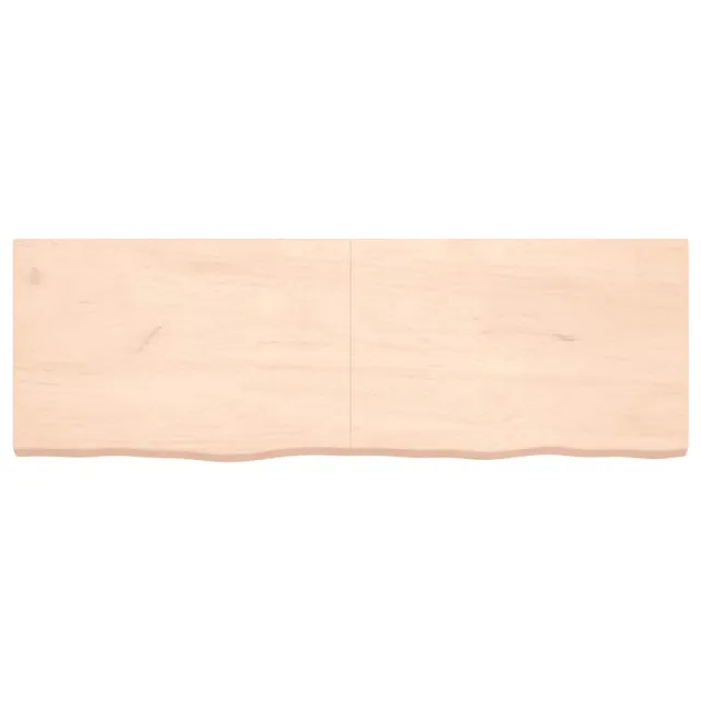 Dessus de table 180x60x(2-6) cm bois de chêne massif non traité