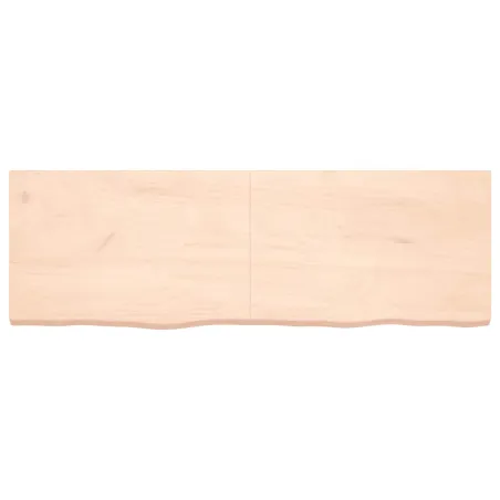 Dessus de table 180x60x(2-6) cm bois de chêne massif non traité