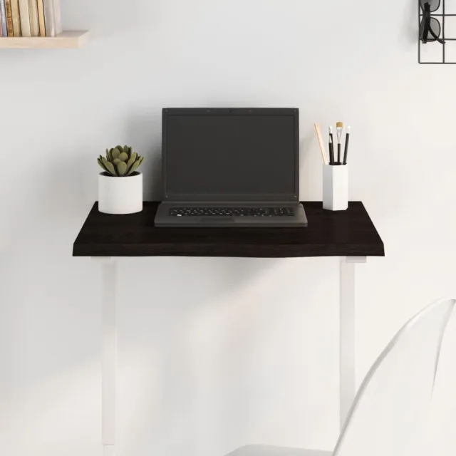 Dessus de bureau marron foncé 60x40x2 cm bois chêne traité