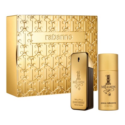 Parfumset voor Heren Paco Rabanne 1 Million EDT EDT 2 Onderdelen