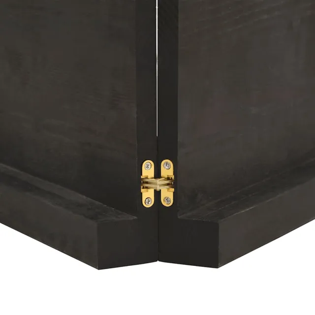 Dessus de table marron foncé bois chêne massif traité