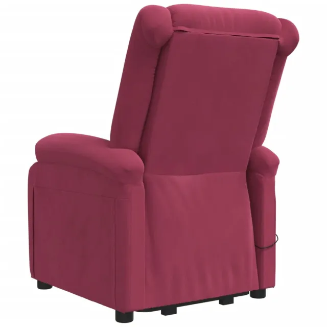 Fauteuil rouge velours