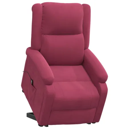 Fauteuil rouge velours