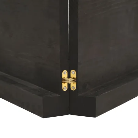 Dessus de table marron foncé bois chêne massif traité