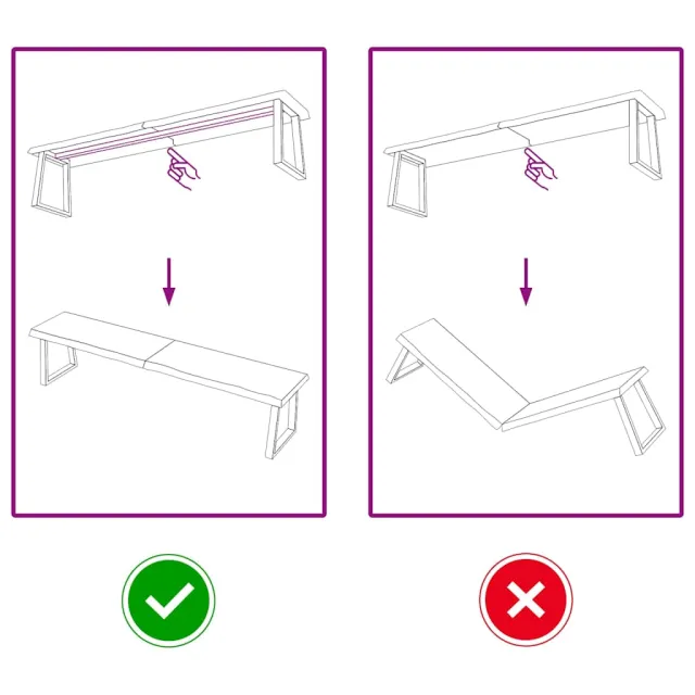 Dessus de table marron foncé bois chêne massif traité