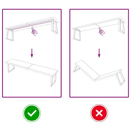 Dessus de table marron foncé bois chêne massif traité