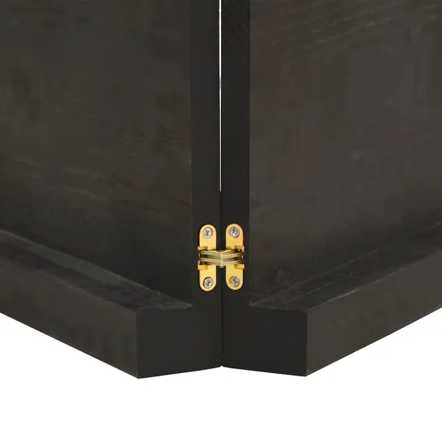 Dessus de table marron foncé bois chêne massif traité