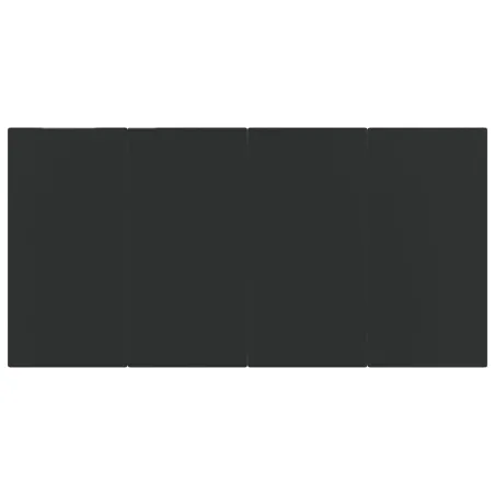 Ensemble à manger de jardin 7 pcs Noir