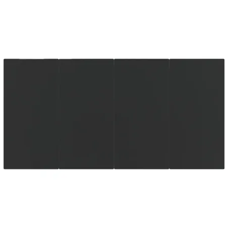 Ensemble à manger de jardin avec coussins 5 pcs Noir