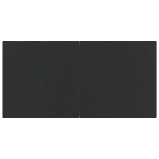 Ensemble à manger de jardin avec coussins 7 pcs Noir