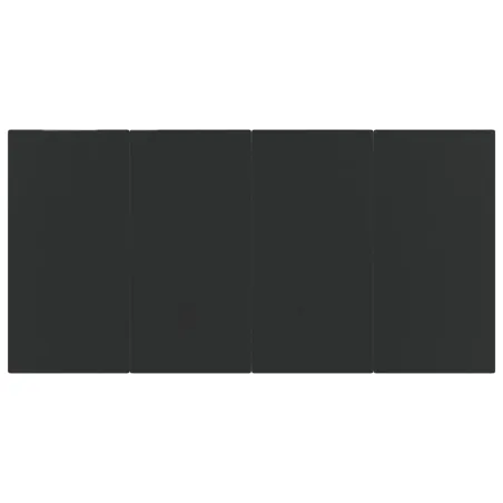 Ensemble à manger de jardin 5 pcs Marron Résine tressée