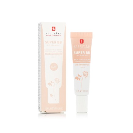 Feuchtigkeitscreme mit Farbe Erborian Super BB clair 15 ml Spf 20