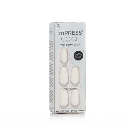 Falsche Nägel Kiss imPRESS color Nº 501 Frosting (30 Stück)