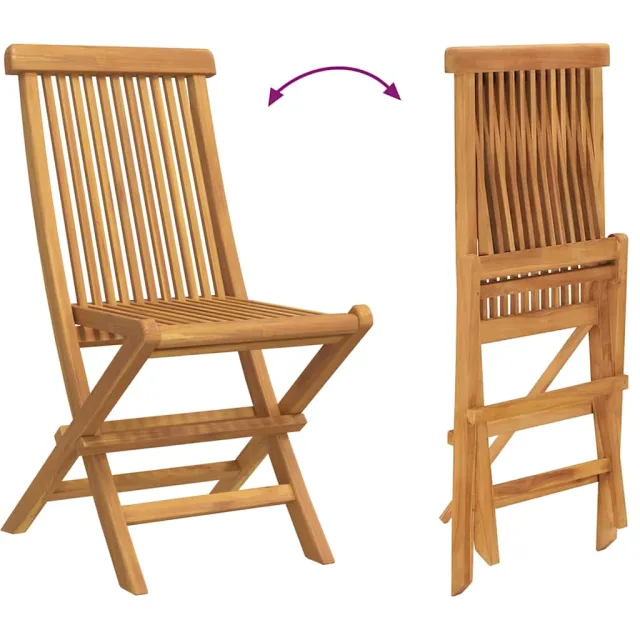 Ensemble de salle à manger pour jardin 7 pcs Marron