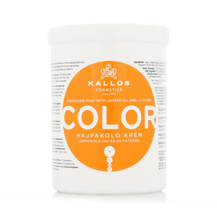Maschera per Capelli Kallos Cosmetics Color 1 L