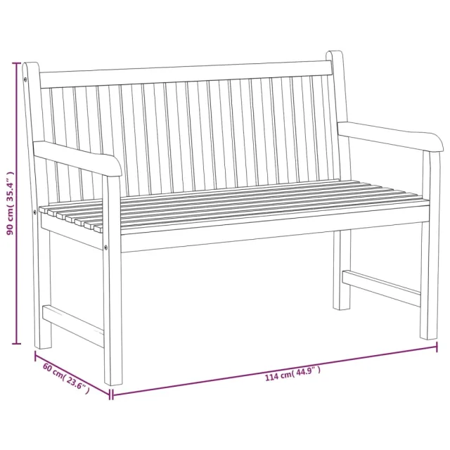 Ensemble à manger de jardin 3 pcs Bois de teck massif
