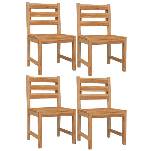 Ensemble à manger de jardin 5pcs Bois de teck massif