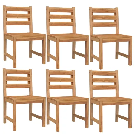 Ensemble à manger de jardin 7 pcs Bois de teck solide