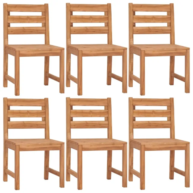 Ensemble à manger de jardin 7 pcs Bois de teck solide