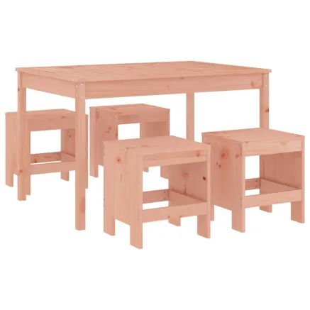 Ensemble à manger de jardin 5pcs bois massif Douglas 2