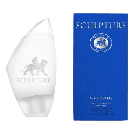 Perfume Unisex Nikos Sculpture Mykonos Eau de Parfum Fraiche EDP 100 m
