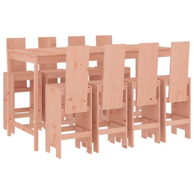 Ensemble de bar de jardin 9 pcs bois massif douglas