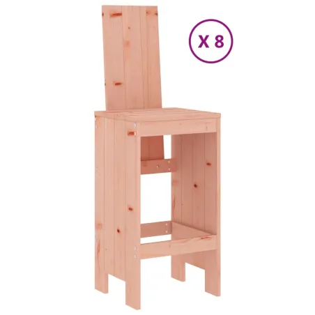 Ensemble de bar de jardin 9 pcs bois massif douglas