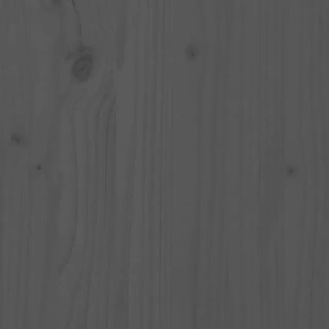 Ensemble de bar de jardin 3 pcs gris bois de pin massif