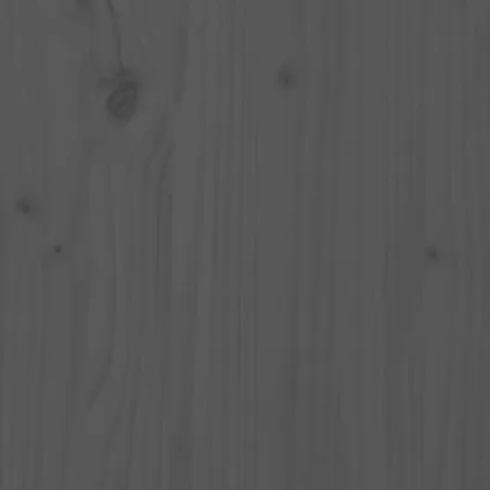 Ensemble de bar de jardin 3 pcs gris bois de pin massif