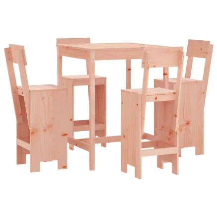Ensemble de bar de jardin 5 pcs bois massif de Douglas 2