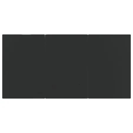 Ensemble à manger de jardin 5 pcs Noir Résine tressée