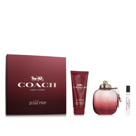 Parfumset voor Dames Coach Wild Rose EDP 3 Onderdelen