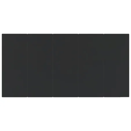 Ensemble à manger de jardin 7 pcs Résine tressée