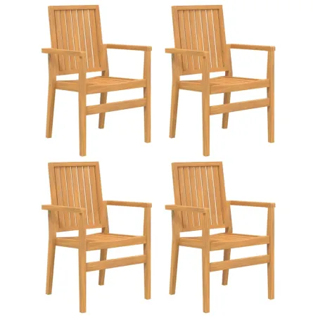 Ensemble à manger de jardin 5pcs Bois de teck massif