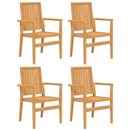 Ensemble à manger de jardin 5pcs Bois de teck massif