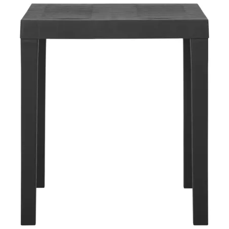Table de jardin Gris 79x65x72 cm Plastique