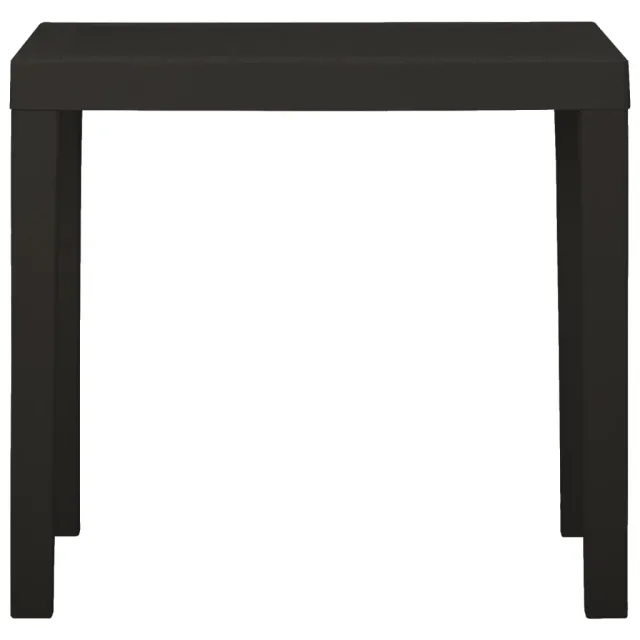 Table de jardin Anthracite 79x65x72 cm Plastique
